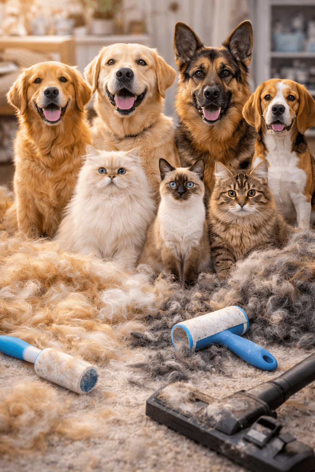 Hair Shedding in Popular Dog & Cat Breeds